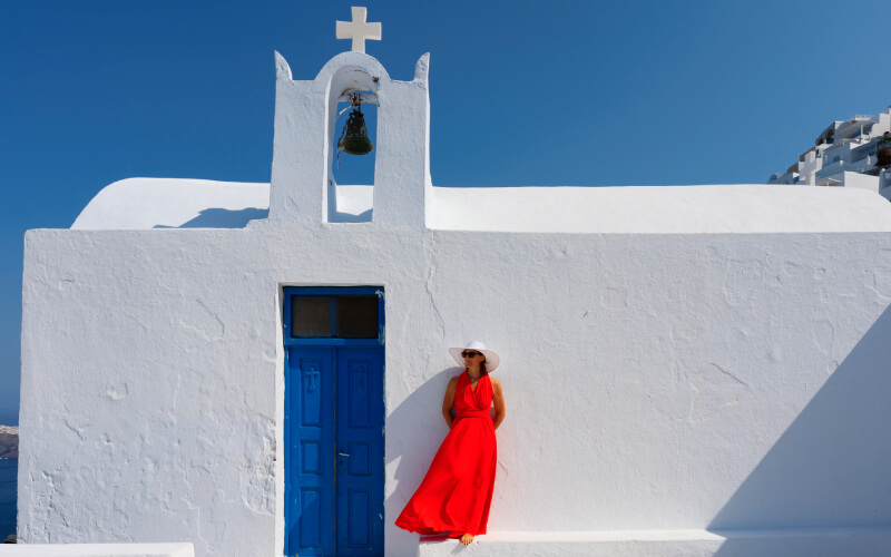 Santorini jako tip na dovolenou v červnu